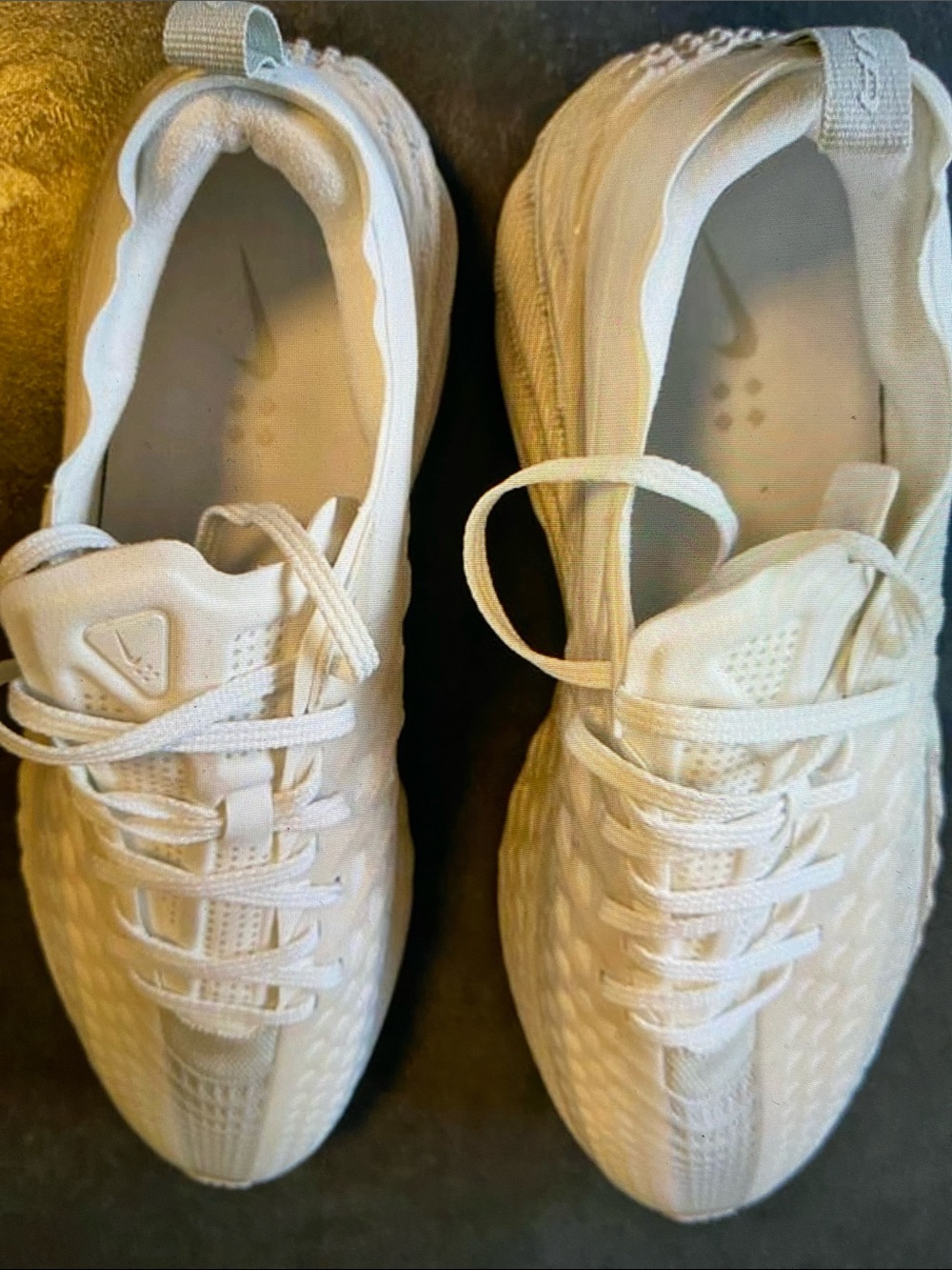 Nike Women's White Knit Low-Top Sneakers